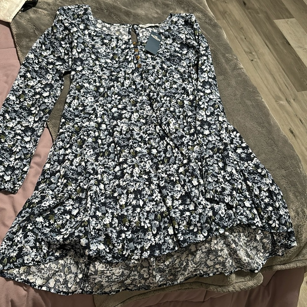 hollister long sleeve dress